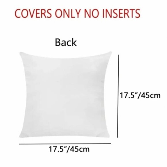 Pillow Cover Cat Paw Print Zip Closure Deco Large Black White Square 17.7 inch - Picture 5 of 13